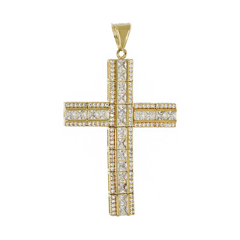 Pandantiv Cruce, Aur Galben, 14 k, 6.4 gr, Cod Produs: 782349 - Tezaurshop.ro