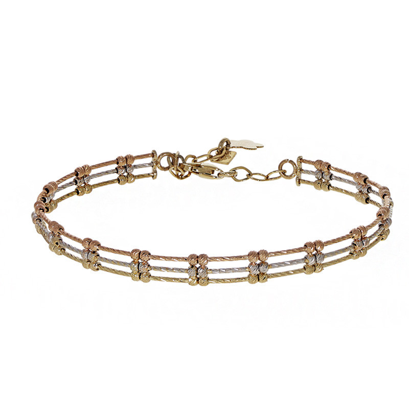 Bratara, Aur Mixt, 14 k, 6 gr, Cod Produs: 782569 - Tezaurshop.ro