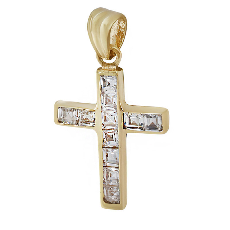 Pandantiv Cruce, Aur Galben, 14 k, 1.99 gr, Cod Produs: 782577 - Tezaurshop.ro