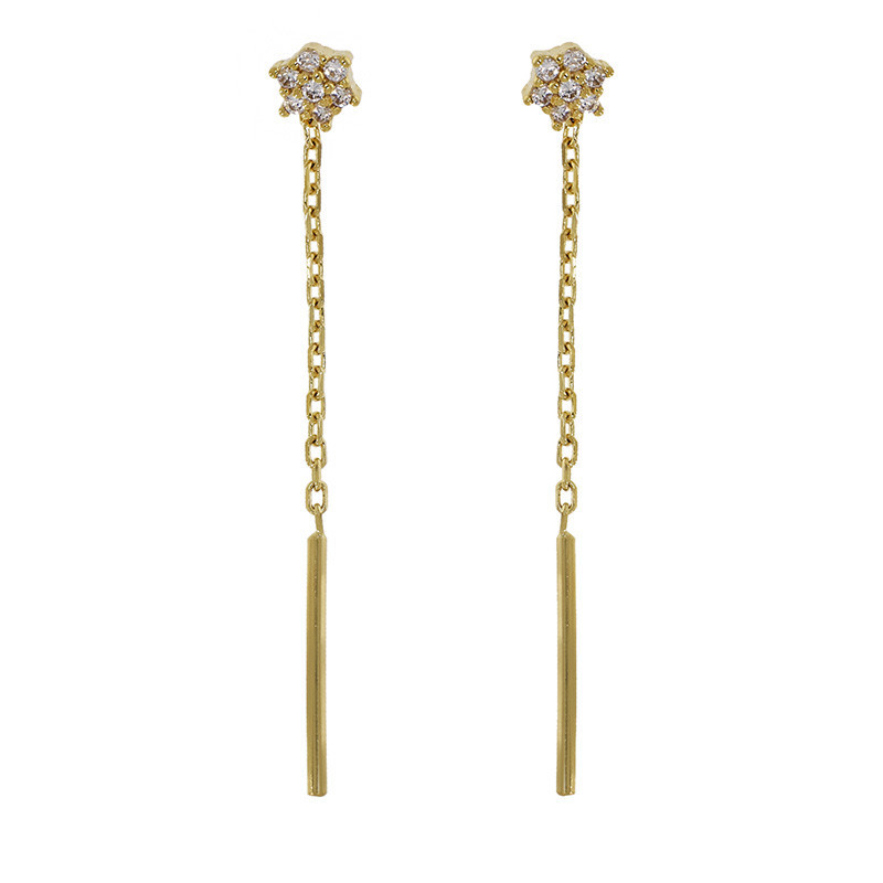 Cercei, Aur Galben, 14 k, 1.11 gr, Cod Produs: 782960 - Tezaurshop.ro