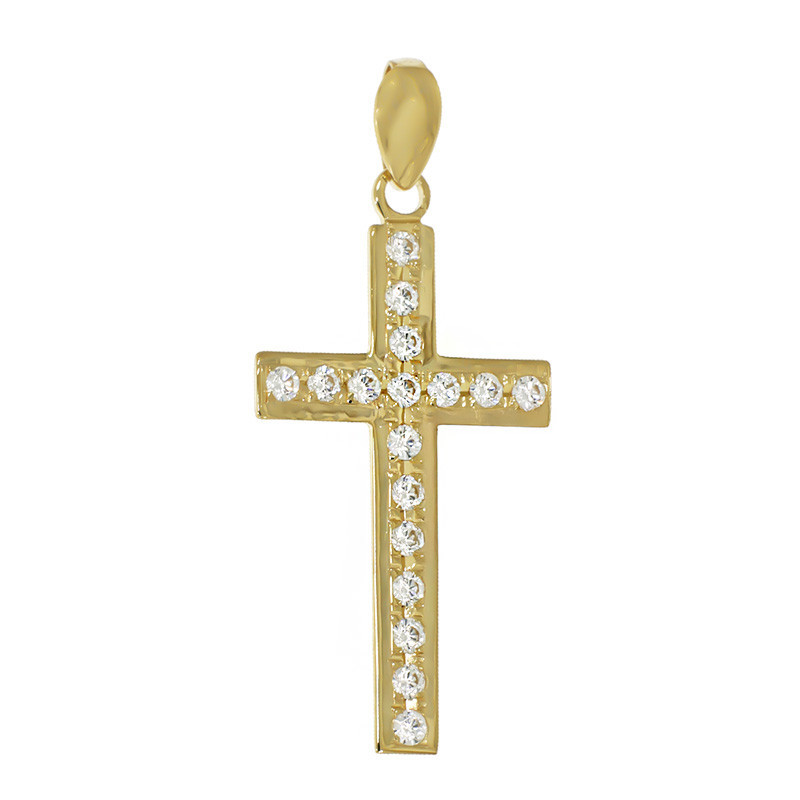 Pandantiv Cruce, Aur Galben, 14 k, 1.25 gr, Cod Produs: 783102 - Tezaurshop.ro