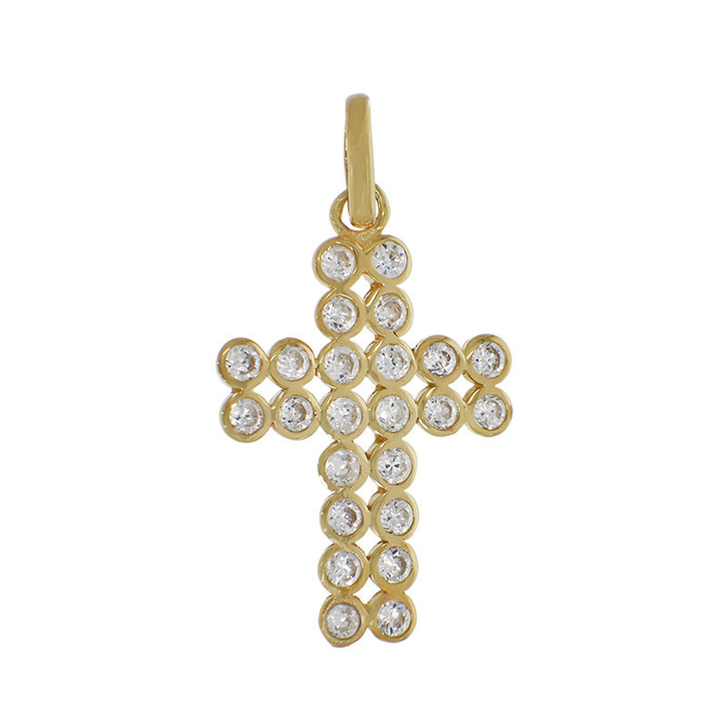 Pandantiv Cruce, Aur Galben, 14 k, 1.58 gr, Cod Produs: 783207 - Tezaurshop.ro