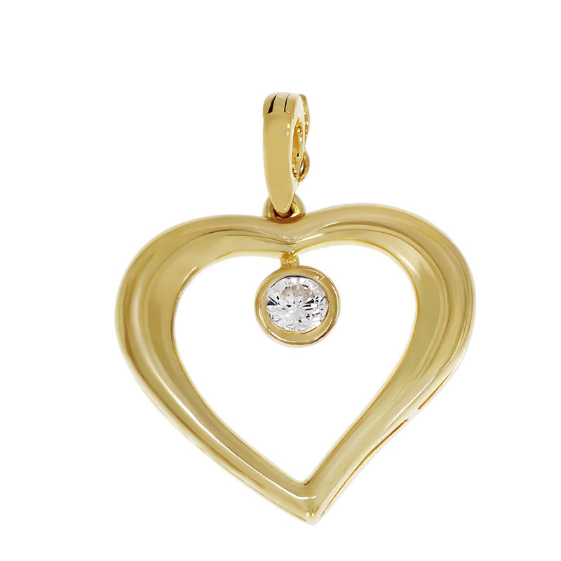 Pandantiv, Aur Galben, 14 k, 4.96 gr, cu Diamante, Cod Produs: 783405 - Tezaurshop.ro