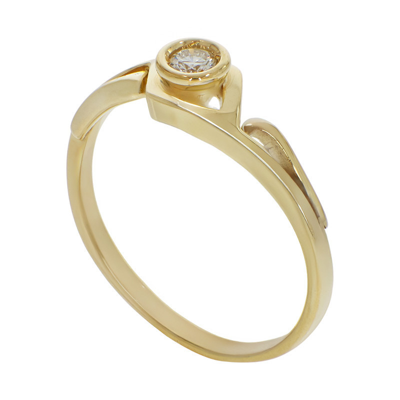 Inel, Aur Galben, 18 k, 3.22 gr, cu Diamante, Cod Produs: 783415 - Tezaurshop.ro