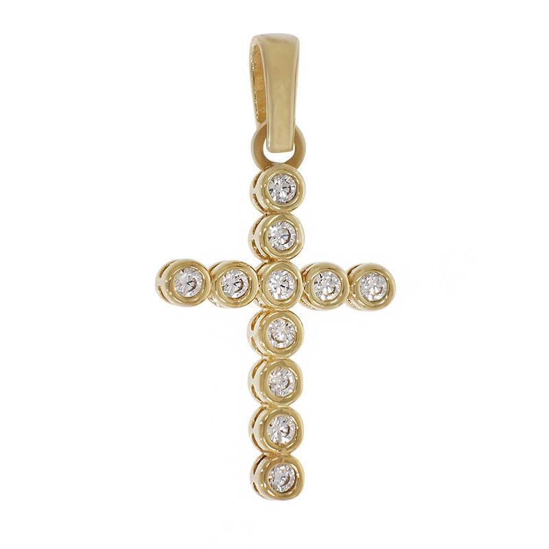 Pandantiv Cruce, Aur Galben, 14 k, 1.25 gr, Cod Produs: 783526 - Tezaurshop.ro