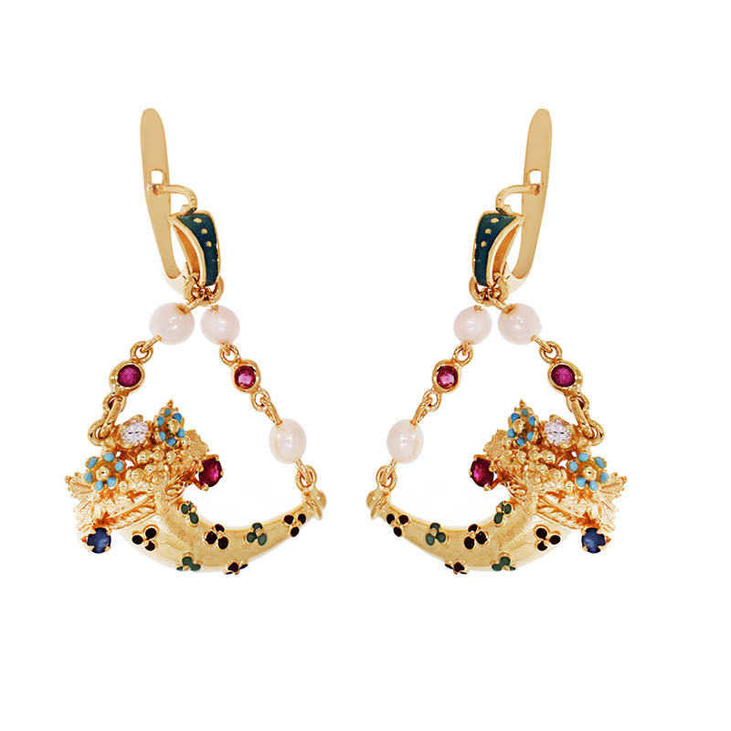 Cercei, Aur Galben, 18 k, 11.82 gr, Cod Produs: 783595 - Tezaurshop.ro