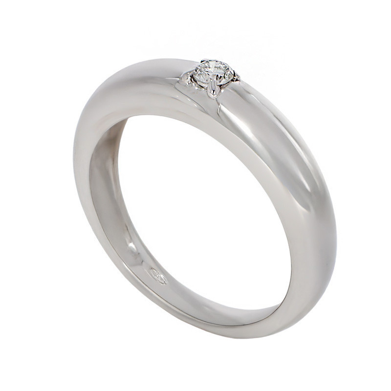 Inel De Logodna, Aur Alb, 18 k, 3.91 gr, cu Diamante, Cod Produs: 784152 - Tezaurshop.ro