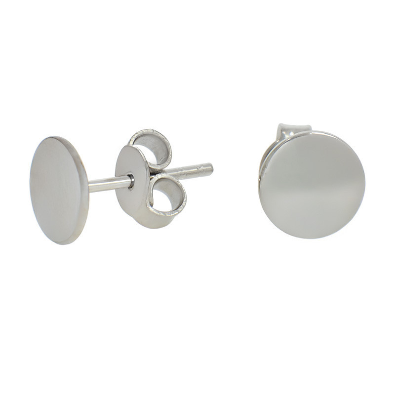 Cercei, Aur Alb, 14 k, 1.11 gr, Cod Produs: 785531 - Tezaurshop.ro