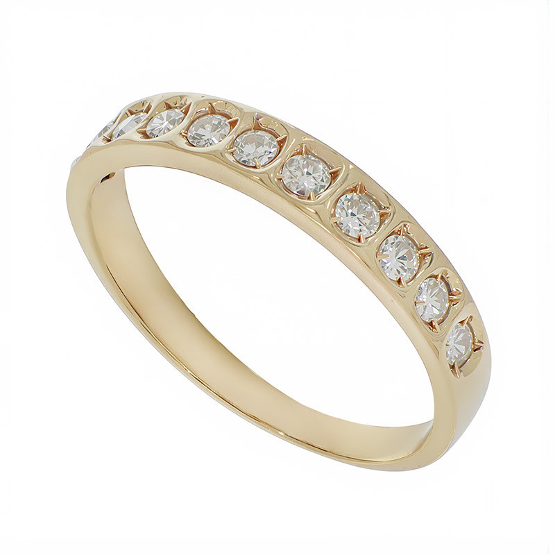 Inel, Aur Galben, 14 k, 2.18 gr, cu Diamante, Cod Produs: 786151 - Tezaurshop.ro