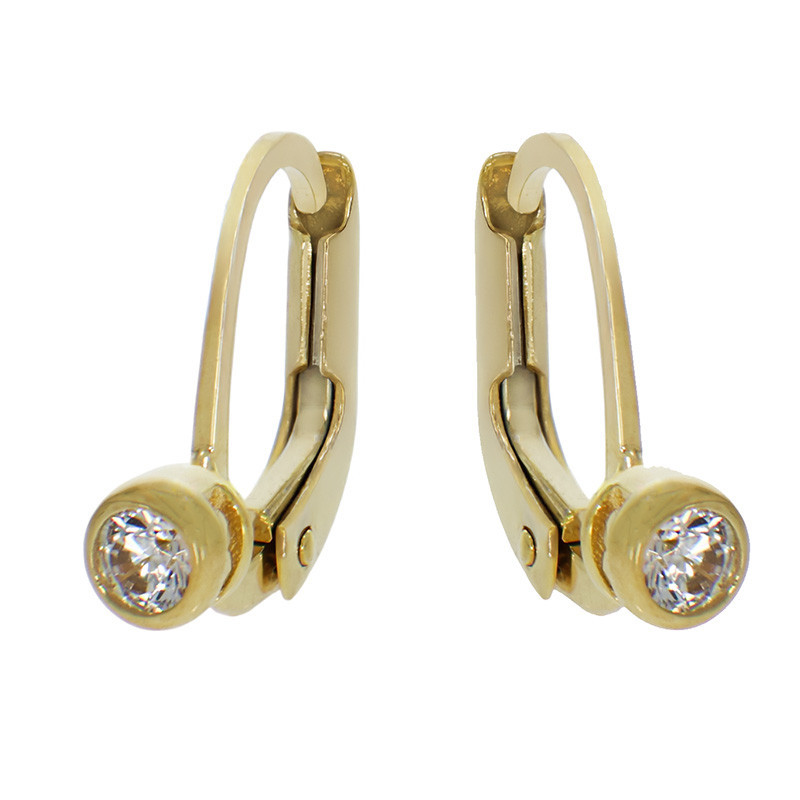 Cercei, Aur Galben, 14 k, 1 gr, Cod Produs: 786487 - Tezaurshop.ro