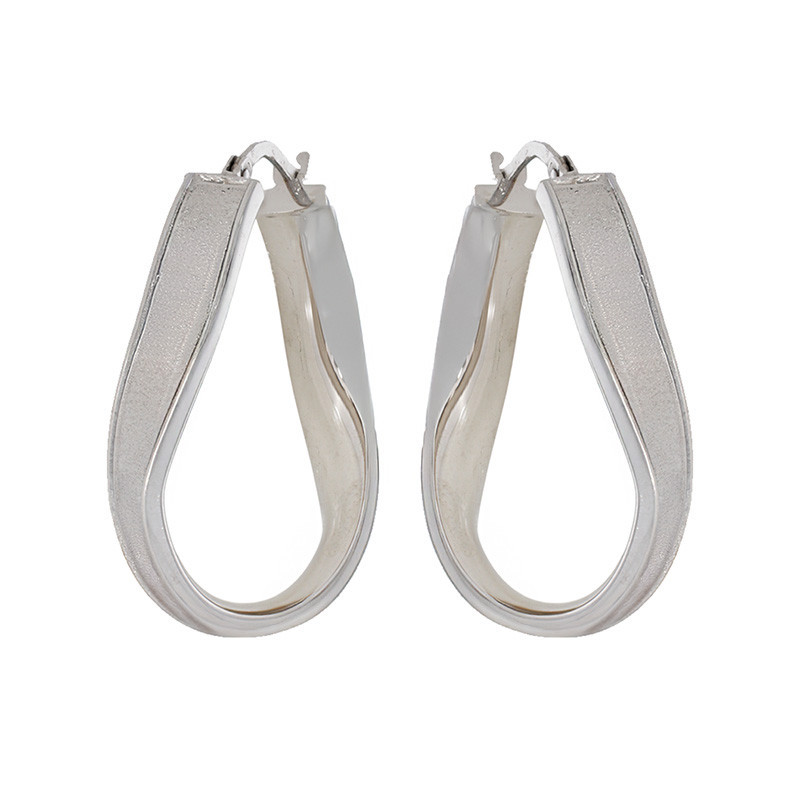 Cercei, Aur Alb, 18 k, 3.68 gr, Cod Produs: 787108 - Tezaurshop.ro