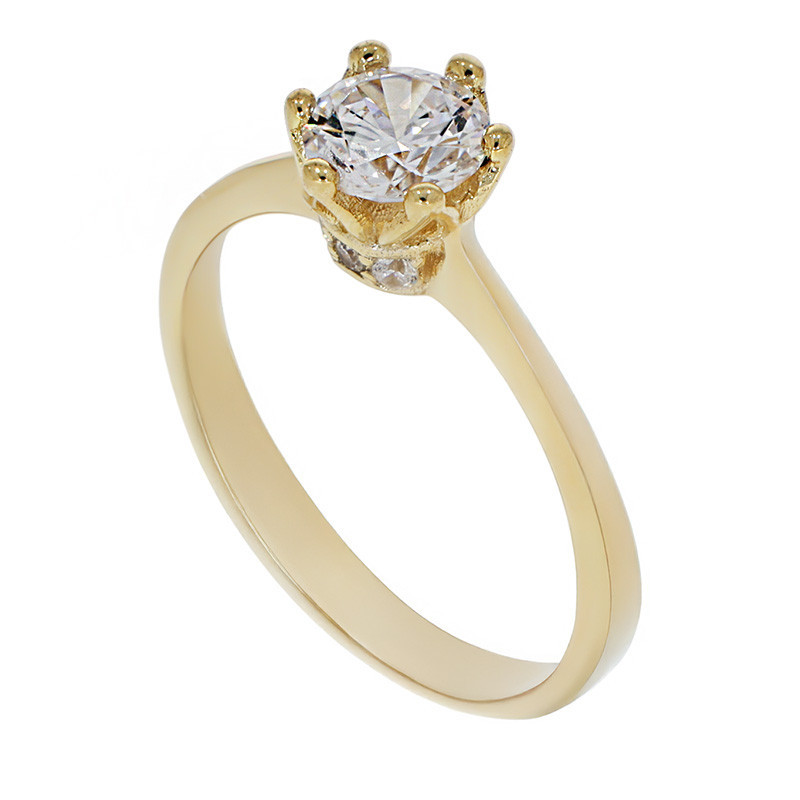 Inel De Logodna, Aur Galben, 14 k, 2.74 gr, Cod Produs: 787130 - Tezaurshop.ro