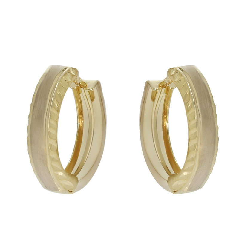Cercei, Aur Galben, 14 k, 1 gr, Cod Produs: 787649 - Tezaurshop.ro