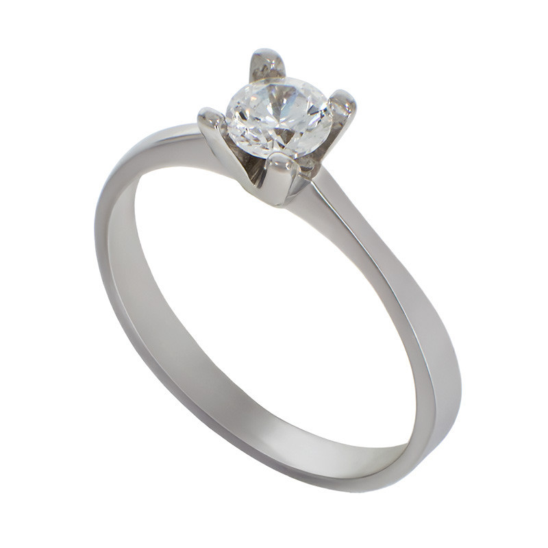 Inel De Logodna, Aur Alb, 14 k, 1.94 gr, Cod Produs: 787660 - Tezaurshop.ro