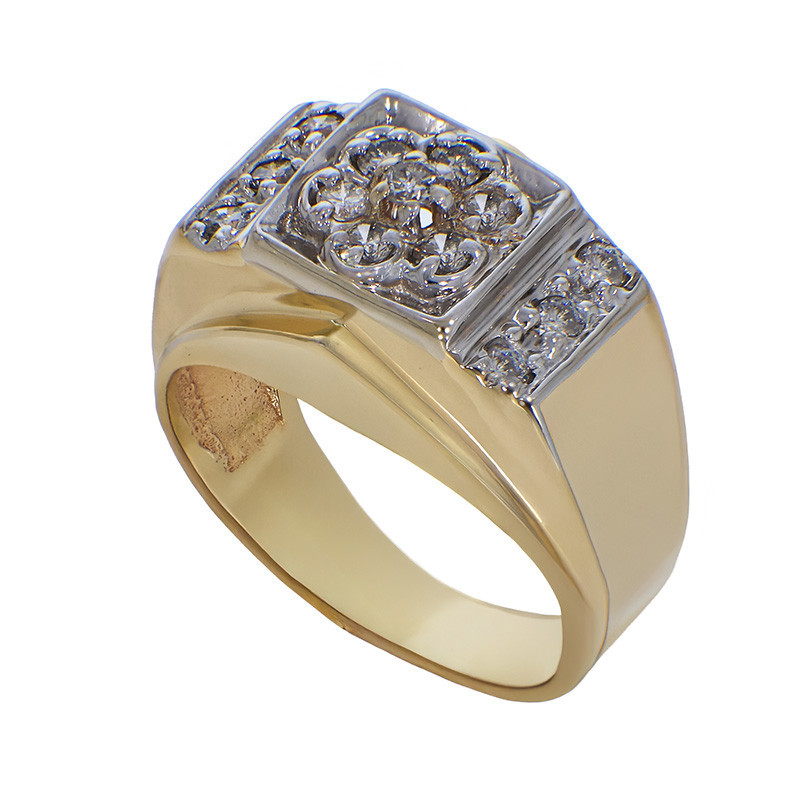 Inel, Aur Galben, 14 k, 6.31 gr, cu Diamante, Cod Produs: 787821 - Tezaurshop.ro