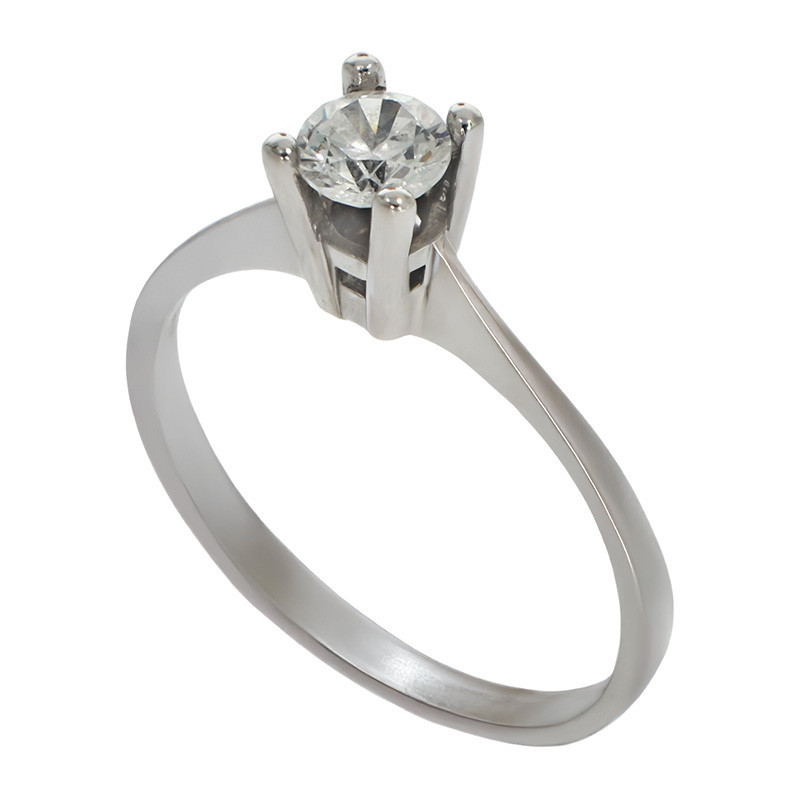 Inel De Logodna, Aur Alb, 14 k, 1.37 gr, Cod Produs: 787999 - Tezaurshop.ro