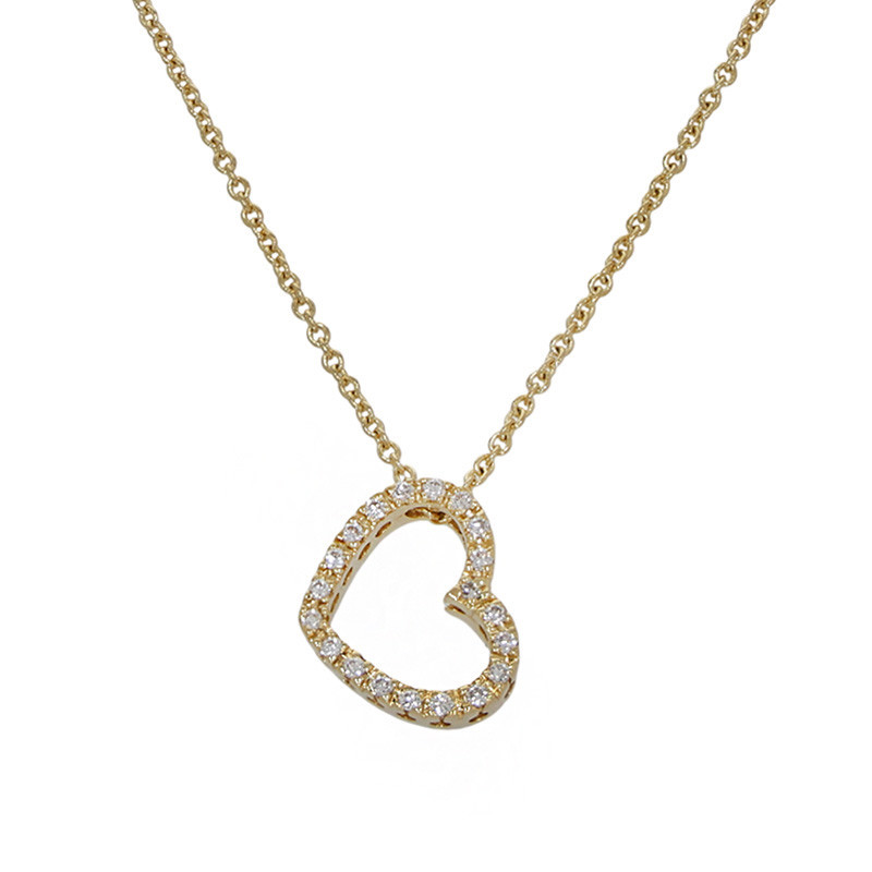 Colier, Aur Galben, 18 k, 3.21 gr, cu Diamante, Cod Produs: 788572 - Tezaurshop.ro