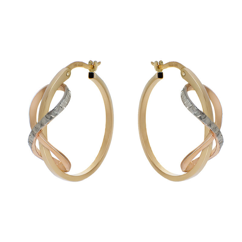 Cercei, Aur Mixt, 14 k, 2.14 gr, Cod Produs: 788792 - Tezaurshop.ro