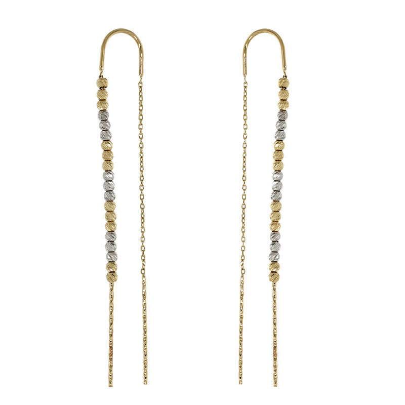 Cercei, Aur Mixt, 14 k, 2.89 gr, Cod Produs: 789218 - Tezaurshop.ro