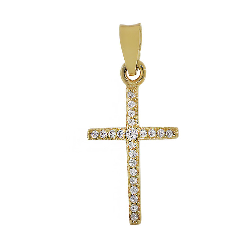 Pandantiv Cruce, Aur Galben, 14 k, 1.16 gr, Cod Produs: 789464 - Tezaurshop.ro