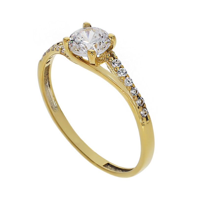 Inel De Logodna, Aur Galben, 14 k, 1 gr, Cod Produs: 789513 - Tezaurshop.ro