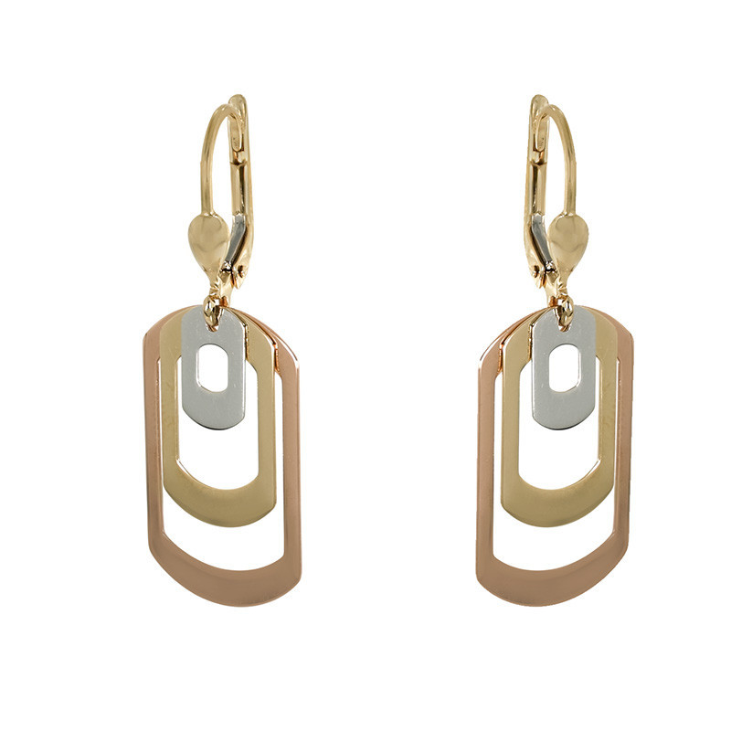 Cercei, Aur Mixt, 14 k, 2.92 gr, Cod Produs: 789662 - Tezaurshop.ro