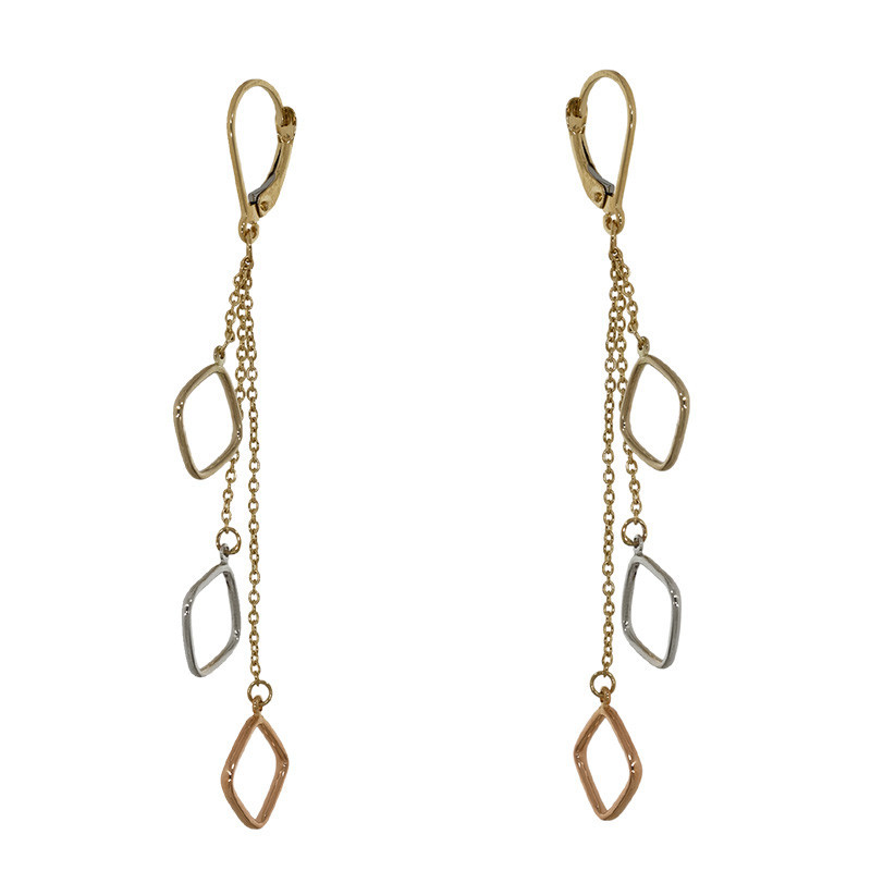 Cercei, Aur Mixt, 14 k, 2.62 gr, Cod Produs: 789937 - Tezaurshop.ro