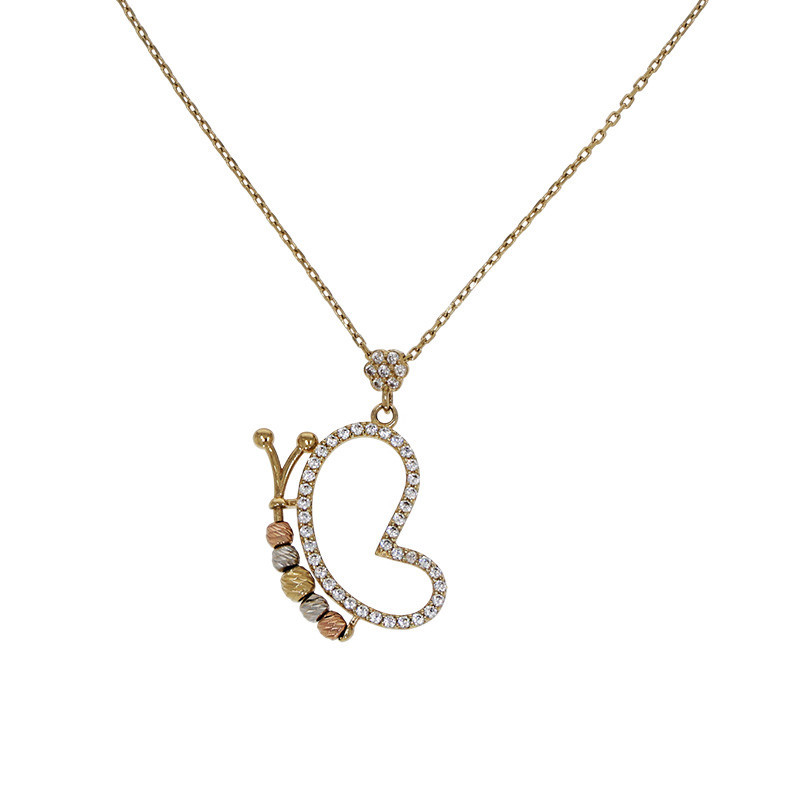 Colier, Aur Mixt, 14 k, 2.7 gr, Cod Produs: 790002 - Tezaurshop.ro