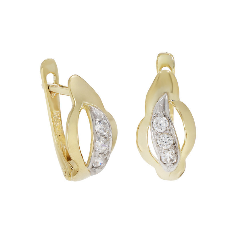 Cercei, Aur Mixt, 14 k, 2.48 gr, Cod Produs: 790517 - Tezaurshop.ro