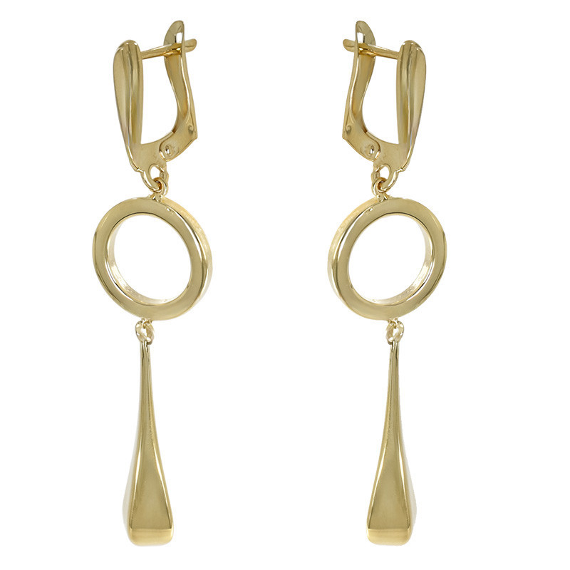 Cercei, Aur Galben, 14 k, 3.37 gr, Cod Produs: 790578 - Tezaurshop.ro