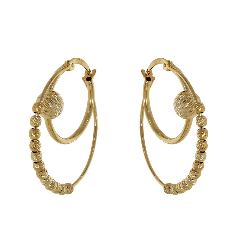 bratari snur aur Cercei, Aur Galben, 14 k, 3.78 gr, Cod Produs: 790993