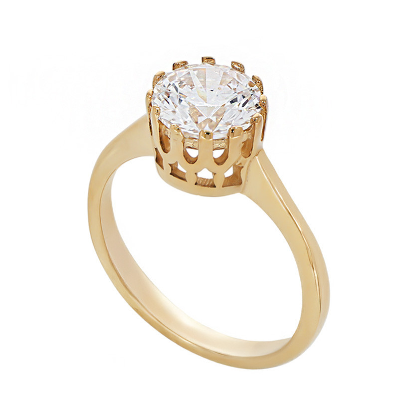cât costă gramul de aur de 14 karate Inel De Logodna, Aur Galben, 14 k, 2.18 gr, Cod Produs: 791054
