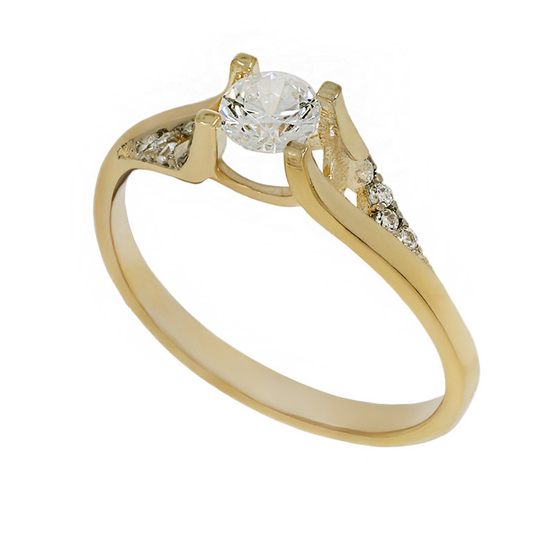 Inel De Logodna, Aur Galben, 14 k, 1.48 gr, Cod Produs: 791071 - Tezaurshop.ro