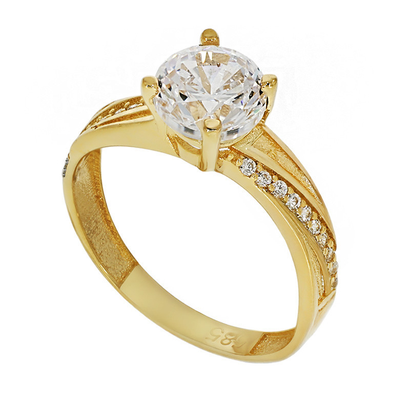 Inel De Logodna, Aur Galben, 14 k, 2.7 gr, Cod Produs: 791417 - Tezaurshop.ro