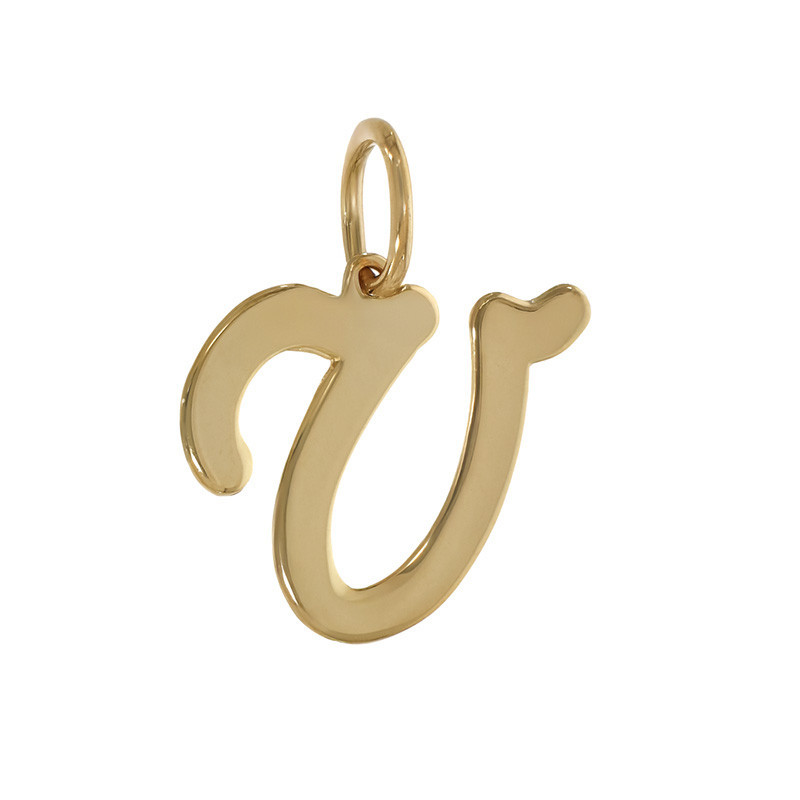 Pandantiv Initiala, Aur Galben, 14 k, 0.8 gr, Cod Produs: 791537 - Tezaurshop.ro