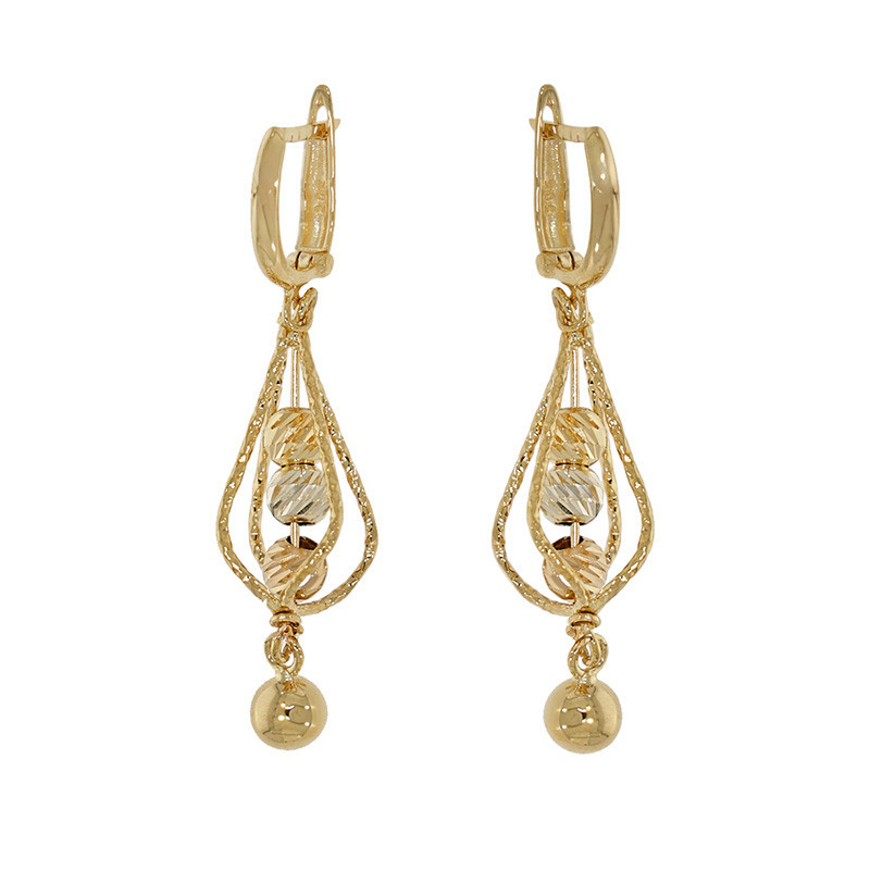 termocuplu tip k Cercei, Aur Galben, 14 k, 3.57 gr, Cod Produs: 791913