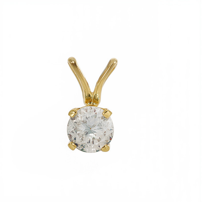 Pandantiv, Aur Galben, 14 k, 0.37 gr, cu Diamante, Cod Produs: 792085 - Tezaurshop.ro