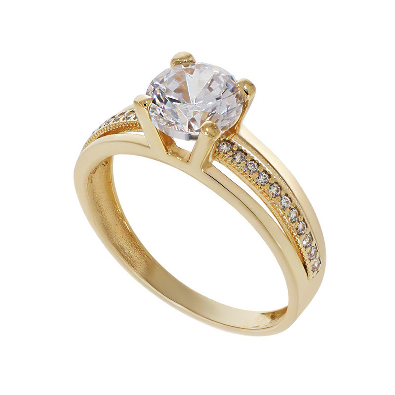 cât costă gramul de aur de 14 karate Inel De Logodna, Aur Galben, 14 k, 3.21 gr, Cod Produs: 792125