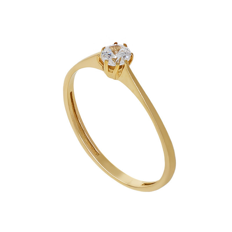 Inel De Logodna, Aur Galben, 14 k, 0.91 gr, Cod Produs: 792344 - Tezaurshop.ro