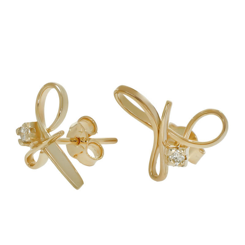 cercei aur alb tortite Cercei, Aur Galben, 14 k, 1.92 gr, Cod Produs: 793199