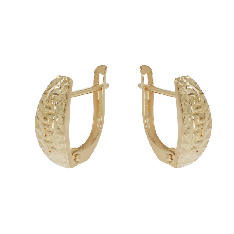 cercei aur alb tortite Cercei, Aur Galben, 14 k, 1.27 gr, Cod Produs: 793519