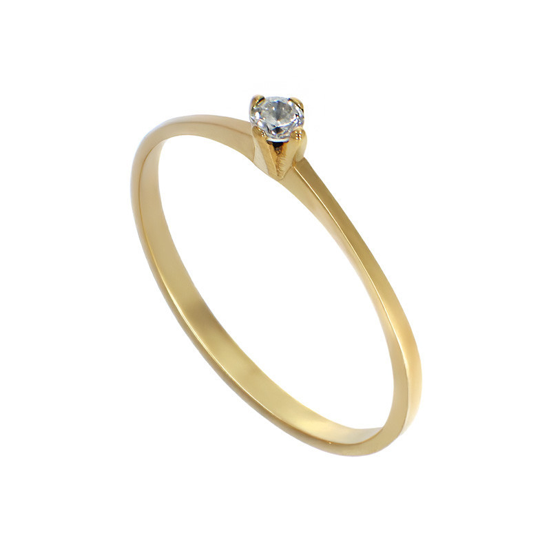 Inel De Logodna, Aur Galben, 14 k, 1.07 gr, Cod Produs: 794028 - Tezaurshop.ro