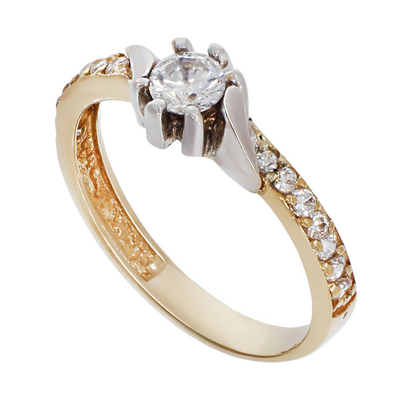 Inel De Logodna, Aur Mixt, 14 k, 2.13 gr, Cod Produs: 794149 - Tezaurshop.ro