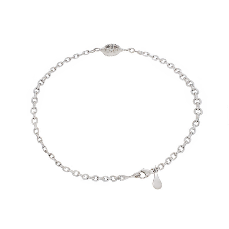 Bratara, Aur Alb, 18 k, 3.07 gr, cu Diamante, Cod Produs: 795533 - Tezaurshop.ro