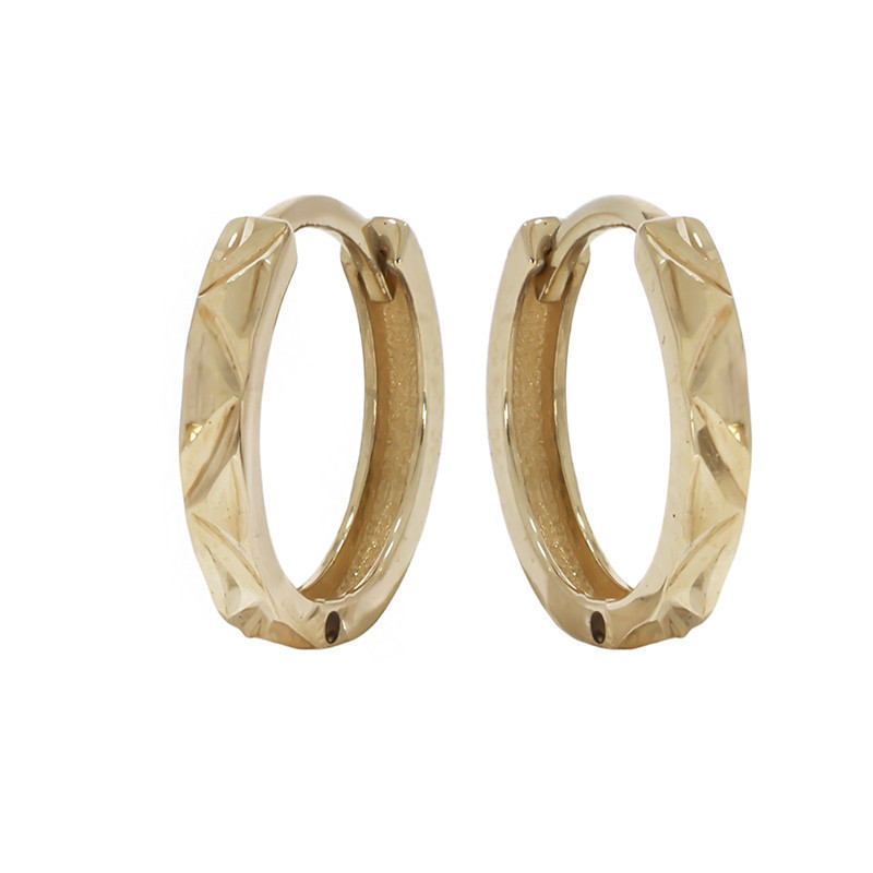 nume de cod: k 9 Cercei, Aur Galben, 14 k, 1.22 gr, Cod Produs: 795931