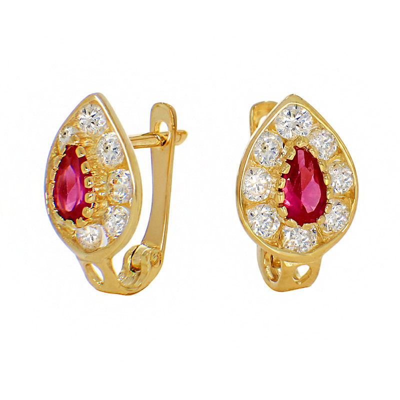 ceas aur Cercei, Aur Galben, 14 k, 1.99 gr, Cod Produs: 796001