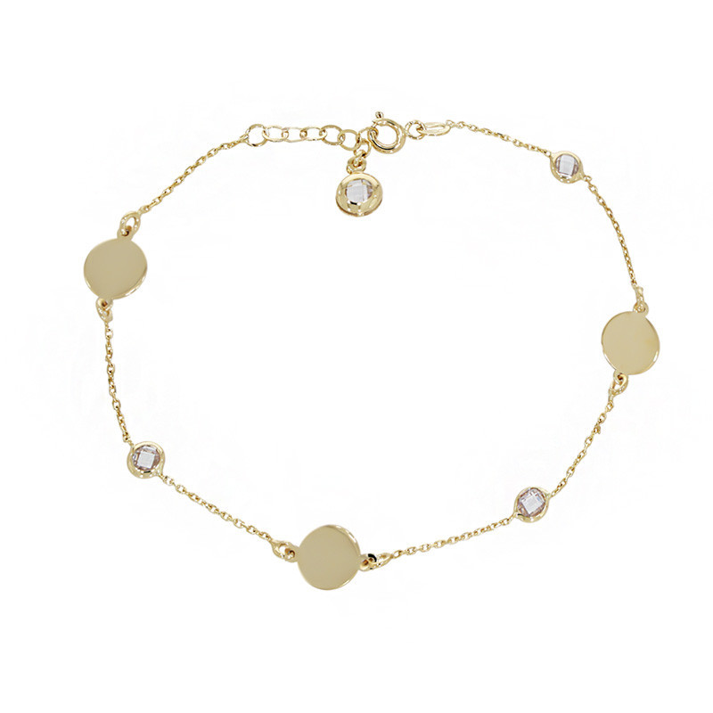 ceas aur Bratara, Aur Galben, 14 k, 2.38 gr, Cod Produs: 796224