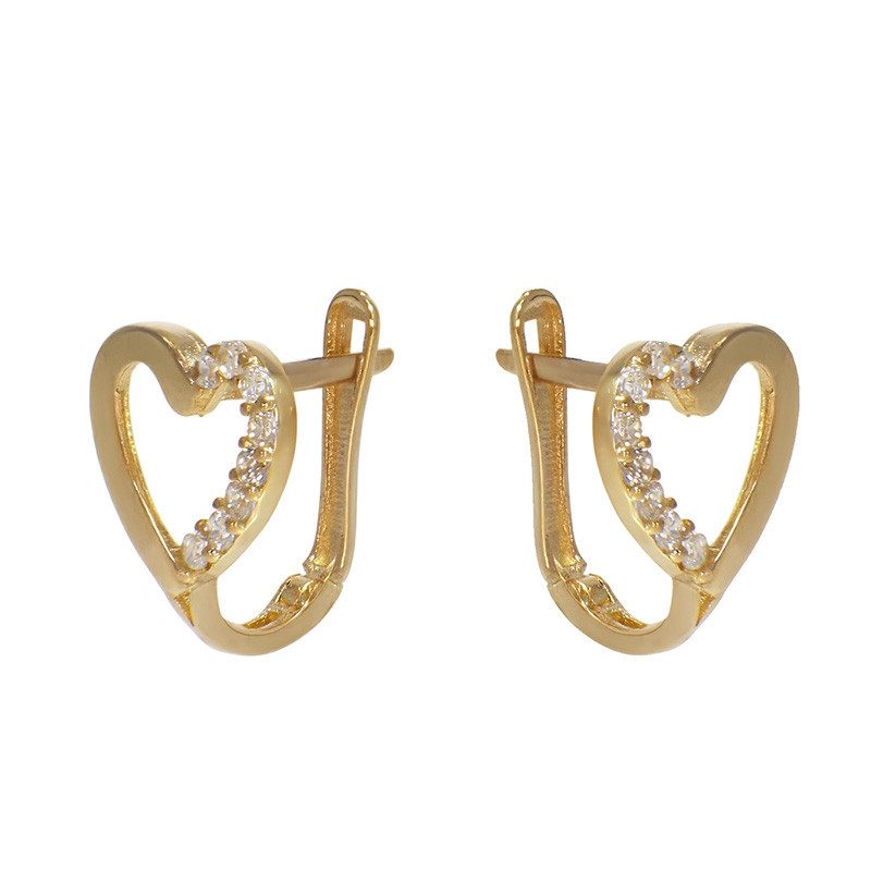 nume de cod: k 9 Cercei, Aur Galben, 14 k, 1.28 gr, Cod Produs: 796347