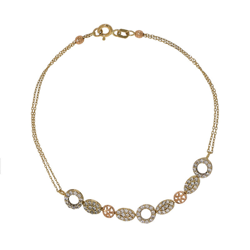 anvelope tractor 14/38 second Bratara, Aur Mixt, 14 k, 3.14 gr, Cod Produs: 797004