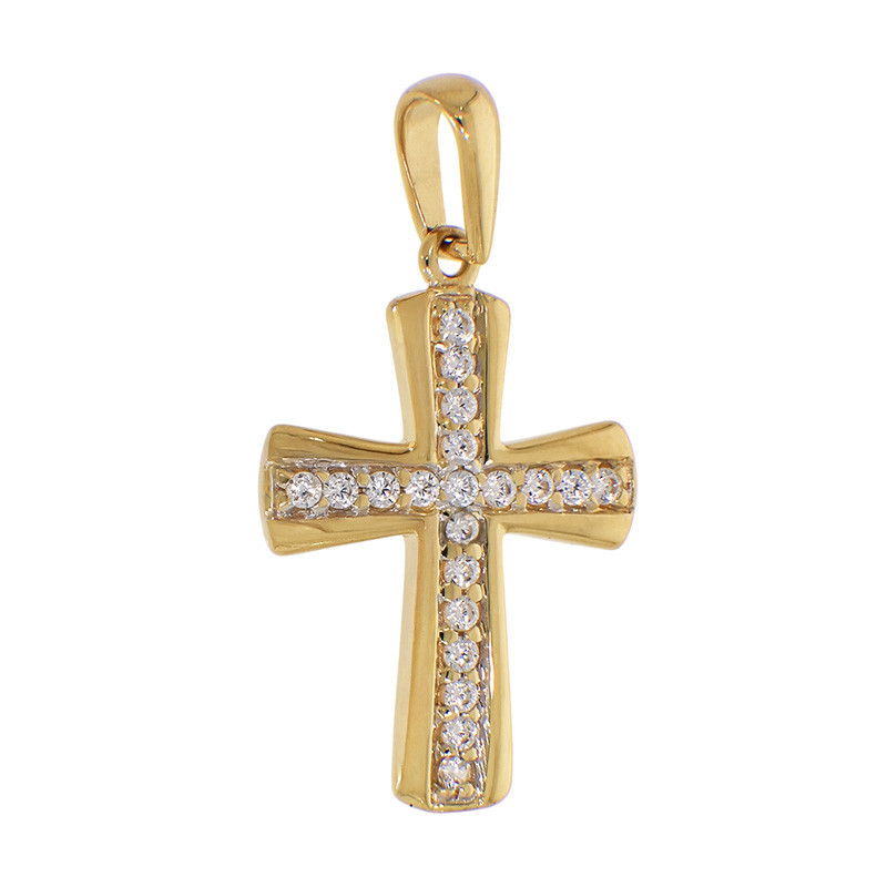 Pandantiv Cruce, Aur Galben, 14 k, 1.78 gr, Cod Produs: 797052 - Tezaurshop.ro